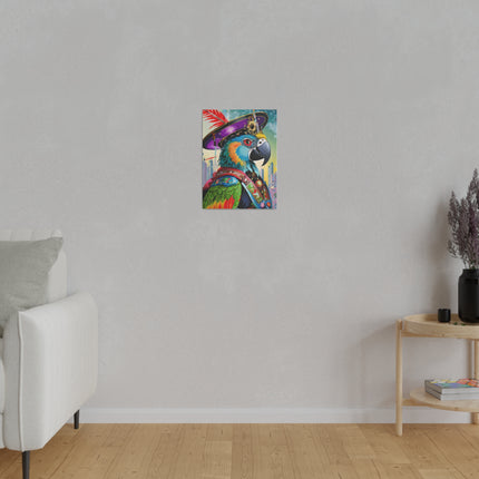 Tech Plumes Matte Canvas, Stretched, 0.75"