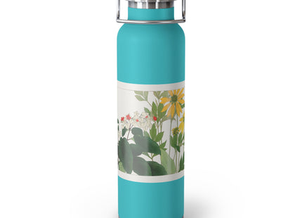 Clerodendrum & Rudbeckia by Tanigami Kônan Copper Vacuum Insulated Bottle, 22oz