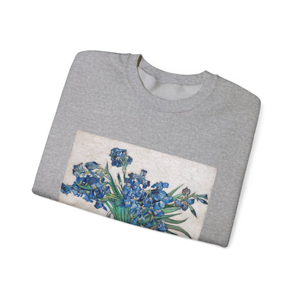 Irises by Vincent Van Gogh Heavy Blend™ Crewneck Sweatshirt