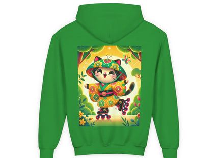 Firefly Dance on Wheels Youth Heavy Blend Hooded Sweatshirt