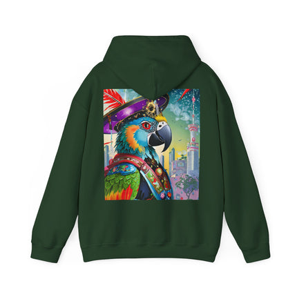 The Parrot Aristocrat – Heavy Blend™ Hooded Sweatshirt
