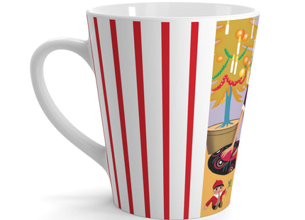Art Deco Christmas Latte Mug