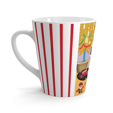 Art Deco Christmas Latte Mug