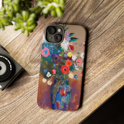 Bouquet of Flowers by Odilon Redon Phone Cases