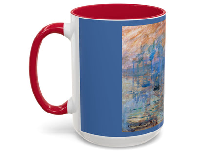 Sunrise by Claude Monet Colorful Mugs (11oz, 15oz)