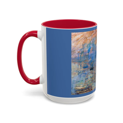 Sunrise by Claude Monet Colorful Mugs (11oz, 15oz)
