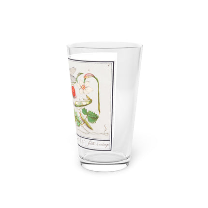 Dragonfly & Botanicals Study Glass, 16oz