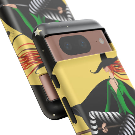 A Witch’s Moonlit Flight Phone Cases
