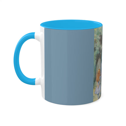 “I growl when I’m pleased, and wag my tail when I’m angry” by Sir John Tenniel Colorful Mugs, 11oz
