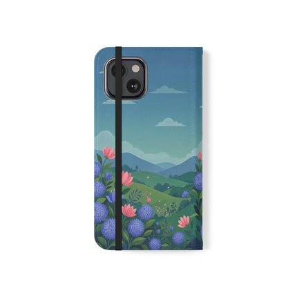 🌸🌿 The Garden Hide-And-Seek Flip Case – Art Deco Floral Whimsy