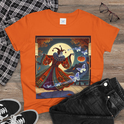 Court Magician with Ghost Butterflies Cotton Tee