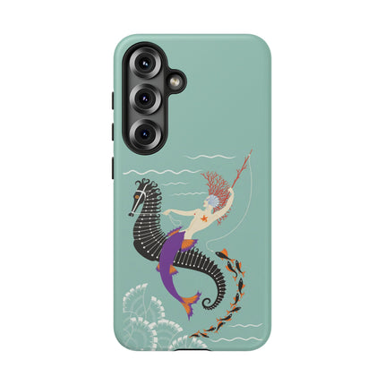 Mermaid on Seahorse Phone Case – Mythic Ocean Grace