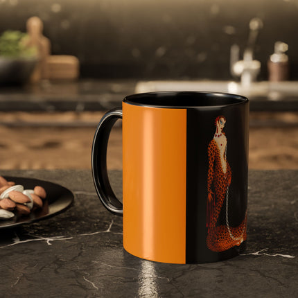 Leopard Queen Colorful Mugs – Wild Beauty & Art Deco Glamour