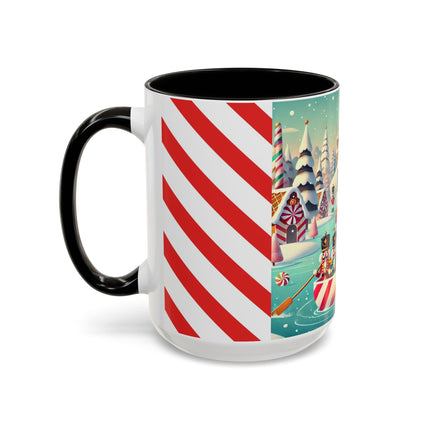 Nutcracker Candy-Striped Adventure Colorful Mugs (11oz, 15oz)