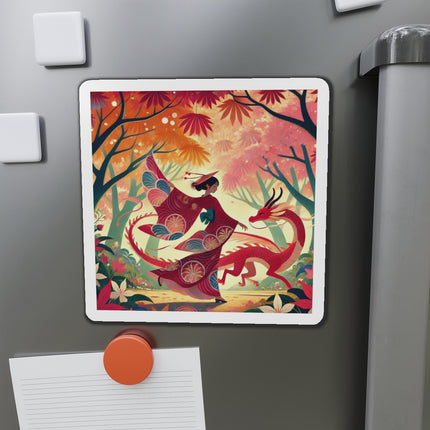 The Dragon Fairy’s Dance Die-Cut Magnets (5 Sizes)