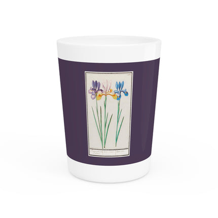 Iris, Iris sibirica by Anselmus Boëtius de Boodt Ceramic Shot Glass