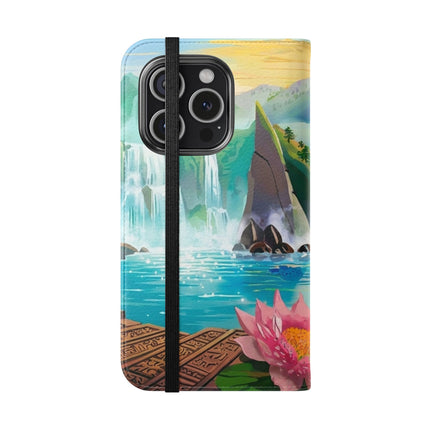 🐉💎 Wisdom's Guardian Flip Case – Dragon's Embrace & Eternal Wisdom