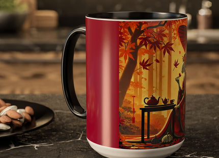 Theatrical Harvest Rabbit Colorful Mugs (11oz, 15oz)