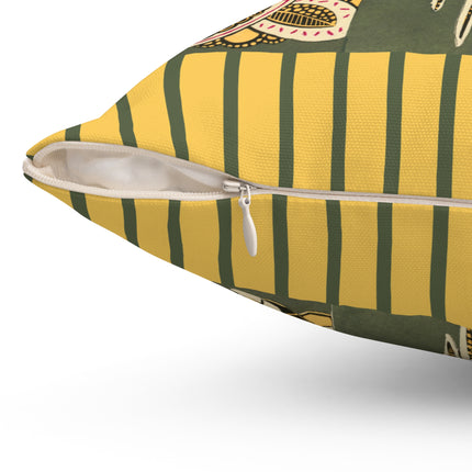 La décoration moderne dans le textile Pl. 2 by Gaston Charlet Spun Polyester Square Pillow