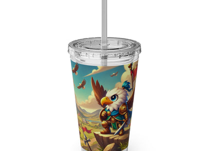 Watchful Guardian Sunsplash Tumbler with Straw, 16oz