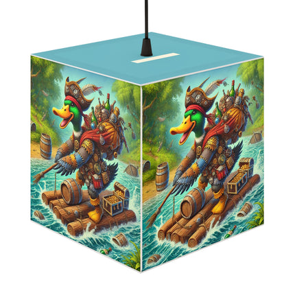 🦆⚔️ The Daring Drake Light Cube Lamp – Adventure, Freedom & Mythic Storytelling