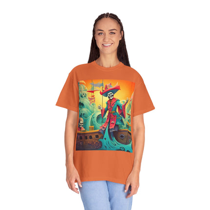 Skeleton Crew of the Misty Seas Unisex Garment-Dyed T-shirt