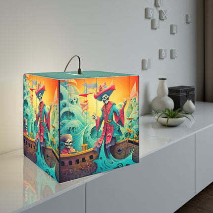 Skeleton Crew of the Misty Seas Light Cube Lamp