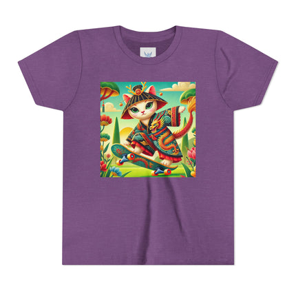 Dragon Dance on Wheels Youth Short Sleeve Tee