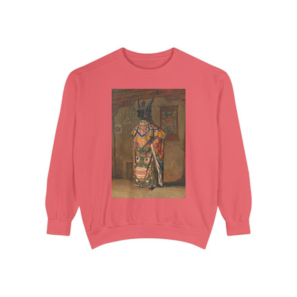 A Buddhist Lama by Vasily Vereshchagin Garment-Dyed Sweatshirt