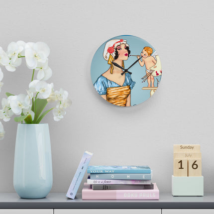 The Enchanting Painter Acrylic Wall Clock