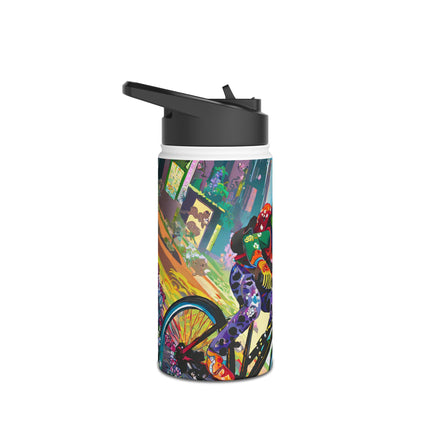 Cyberpunk Frog Stainless Steel Water Bottle