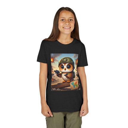 Owl on the Front Lines Youth Short Sleeve Tee