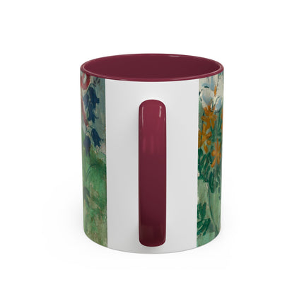 Flowers by August Babberger Colorful Mugs (11oz, 15oz)