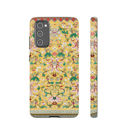 Yellow Botanical Pattern by Owen Jones Phone Cases