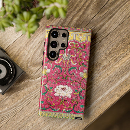 Pink Floral Pattern by Owen Jones Phone Cases