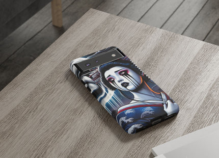 Geisha’s Black Ink Tears Phone Cases