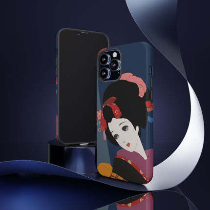 Geisha Portrait Phone Case – Elegant Beauty & Timeless Grace