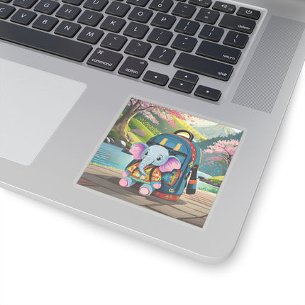 Baby Elephant Kiss-Cut Stickers (4 Sizes)