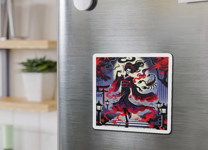 Halloween Sorceress Die-Cut Magnets (4 Sizes)
