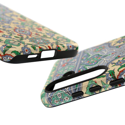 Arabic Art Pattern, Plate by Emile Prisse d’Avennes Phone Cases