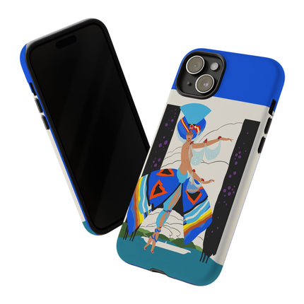 Exotic Dancer Phone Case – Vibrant Performance & Art Deco Flair