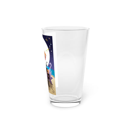 Moonlit Pirate Halloween Glass, 16oz