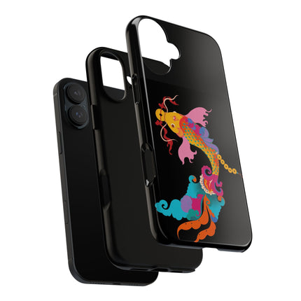 Golden Koi Phone Case – Lucky Swim & Vibrant Fortune