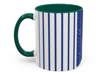 Snowman in Falling Snow Colorful Mugs (11oz, 15oz)