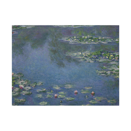 Water Lilies by Claude Monet Matte Canvas, Stretched, 0.75"