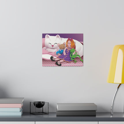 Joy of Friendship – Whimsical Cat, Mouse, and Rag Doll Dreamtime