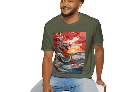 Stormbound Dragon Garment-Dyed T-shirt Softstyle T-Shirt