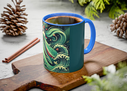 Mermaid Queen Rising from the Deep Colorful Mugs (11oz, 15oz)