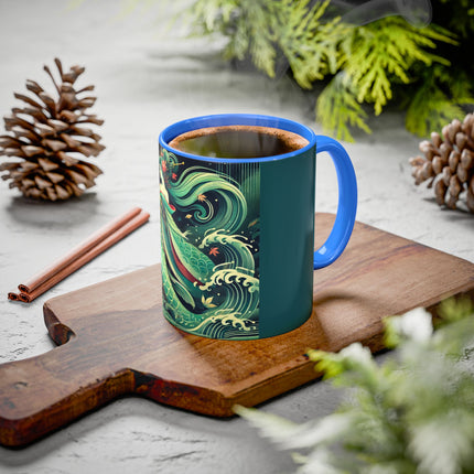 Mermaid Queen Rising from the Deep Colorful Mugs (11oz, 15oz)