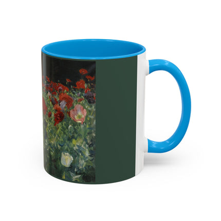 A Study of Poppies for Carnation, Lily, Lily, Rose by John Singer Sargent Colorful Mugs (11oz, 15oz)